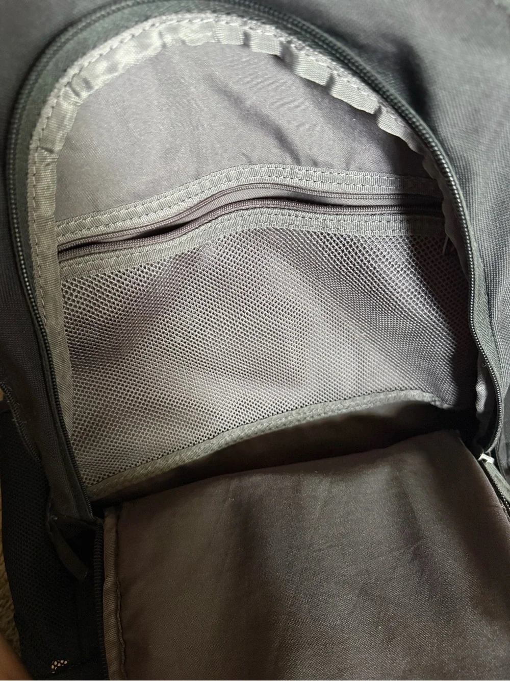Nike Black Men's Backpack with White Swoosh